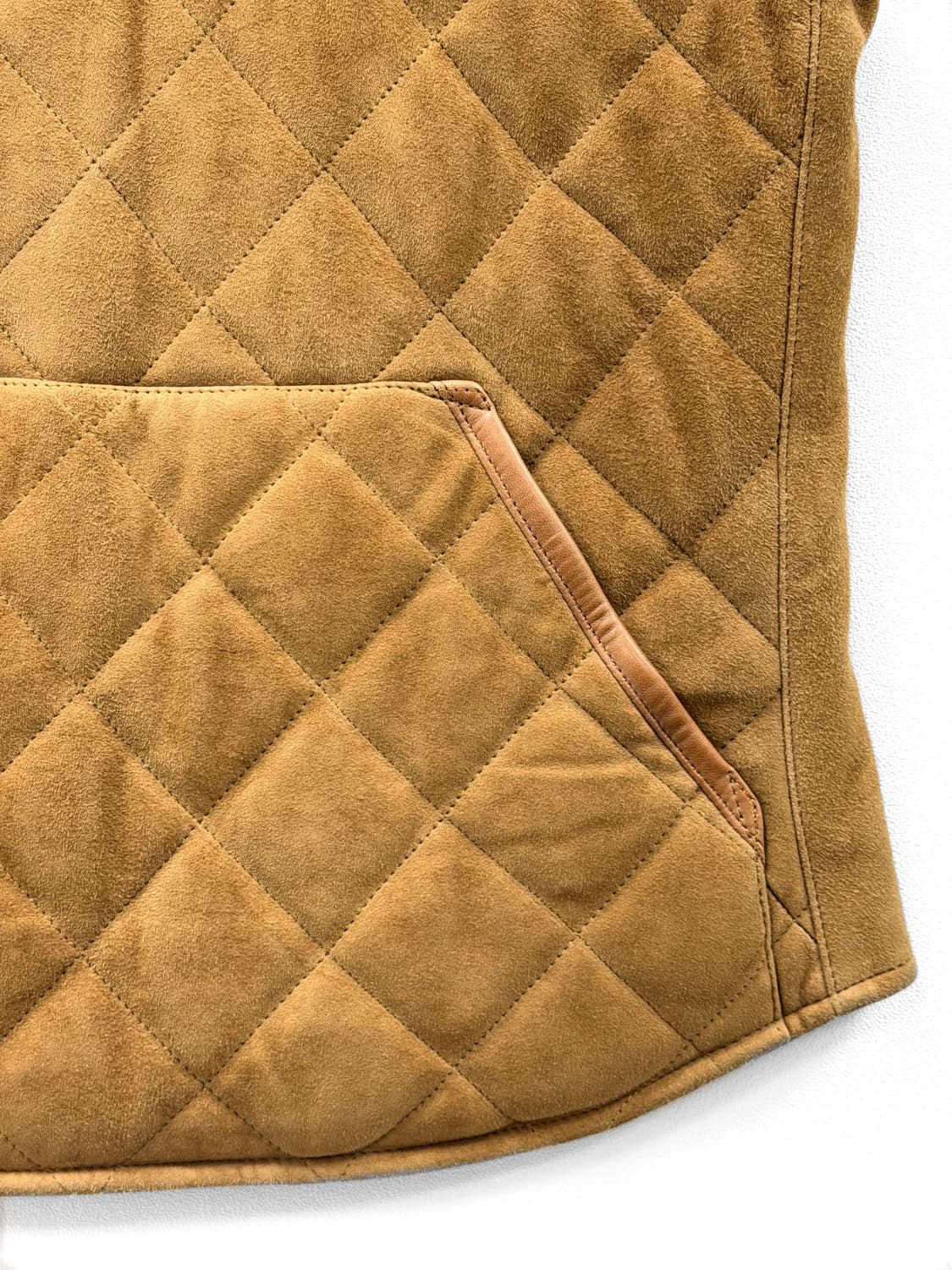 폴로 랄프로렌 고트 스웨이드 퀼팅 베스트 상품이미지6