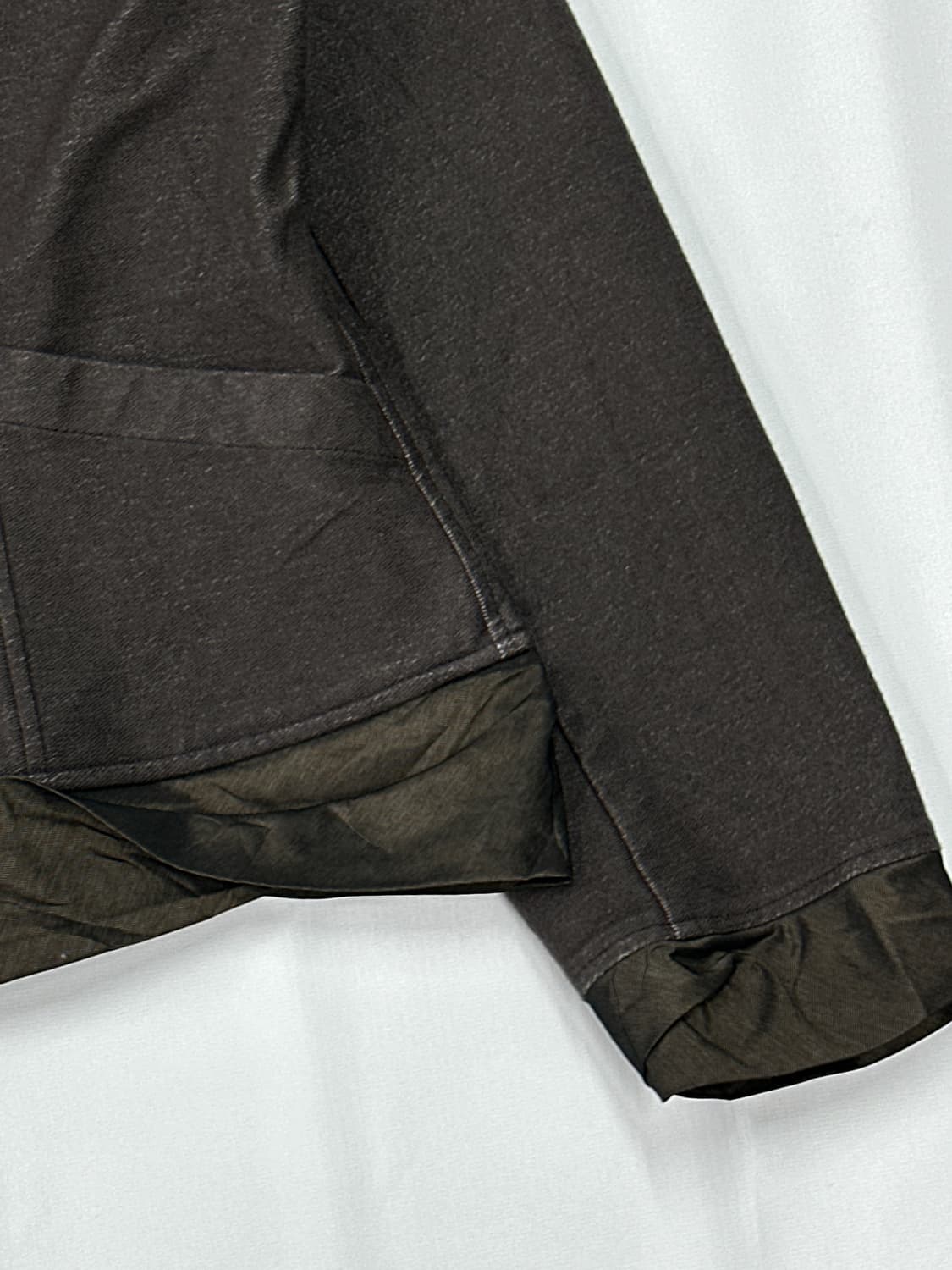 🍠하구미의 고구마맛 자켓🍠 라떼갸루 브라운 오버핏 히피 프릴 마이  상품이미지4