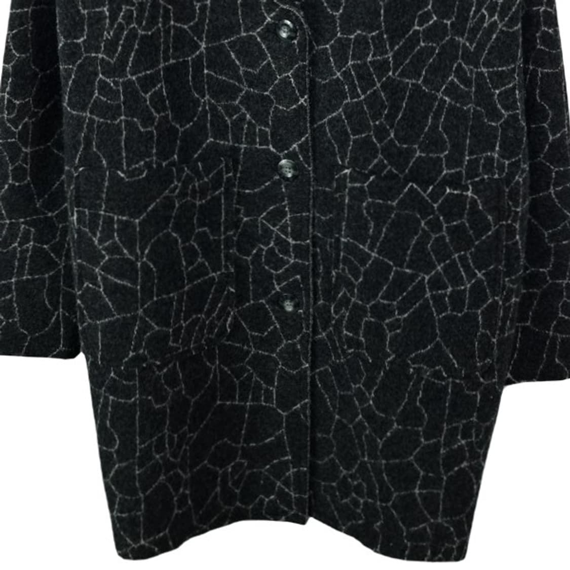 [디젤] 크랙 패턴 오버핏 모직 코트 P01559 상품이미지5