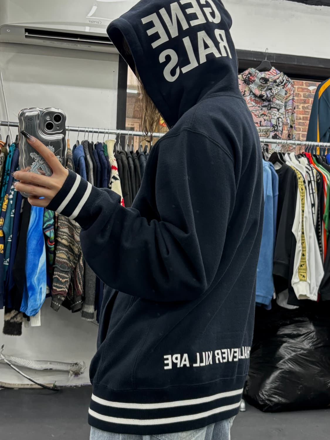 베이프 후디 바시티 자켓 상품이미지4