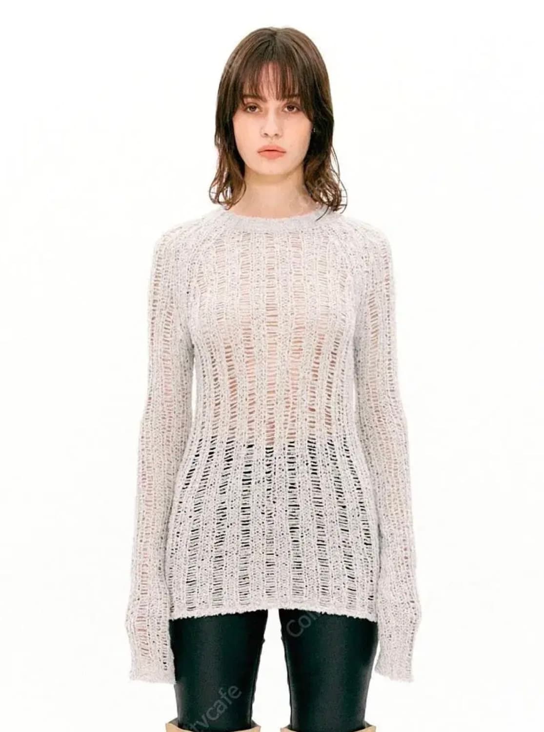 구해요) 더오픈프로덕트 오픈와이와이 래글런 오픈 스웨터 상품이미지1