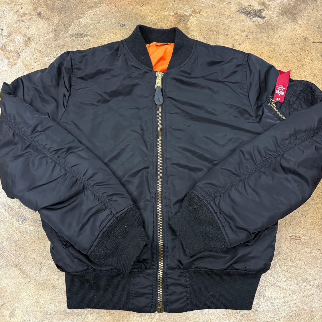 [정품/M] 알파인더스트리 ma-1 점퍼 b10 상품이미지2