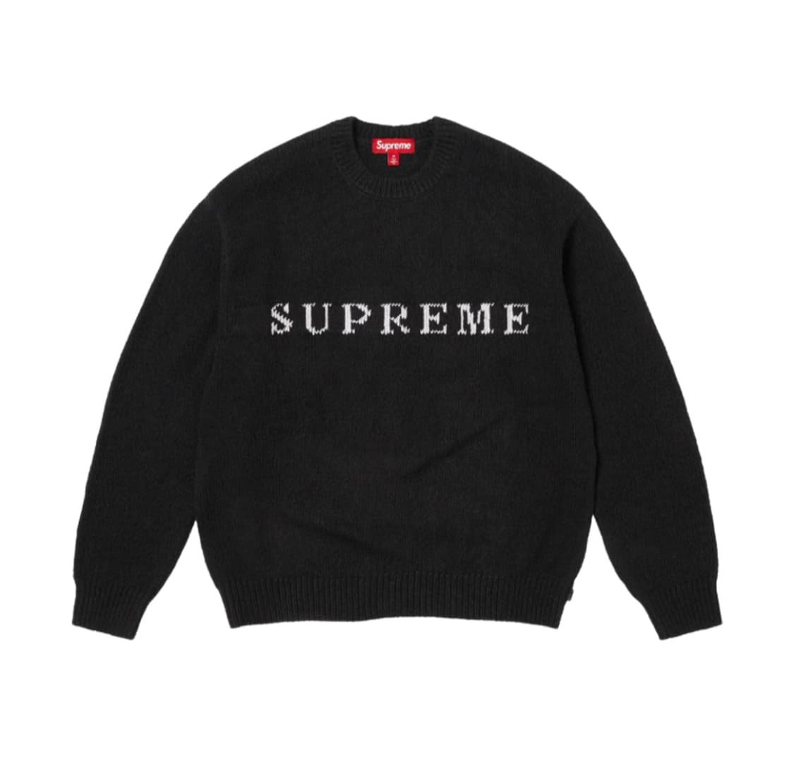 슈프림 콘트라스트 니트 블랙 L 상품이미지1