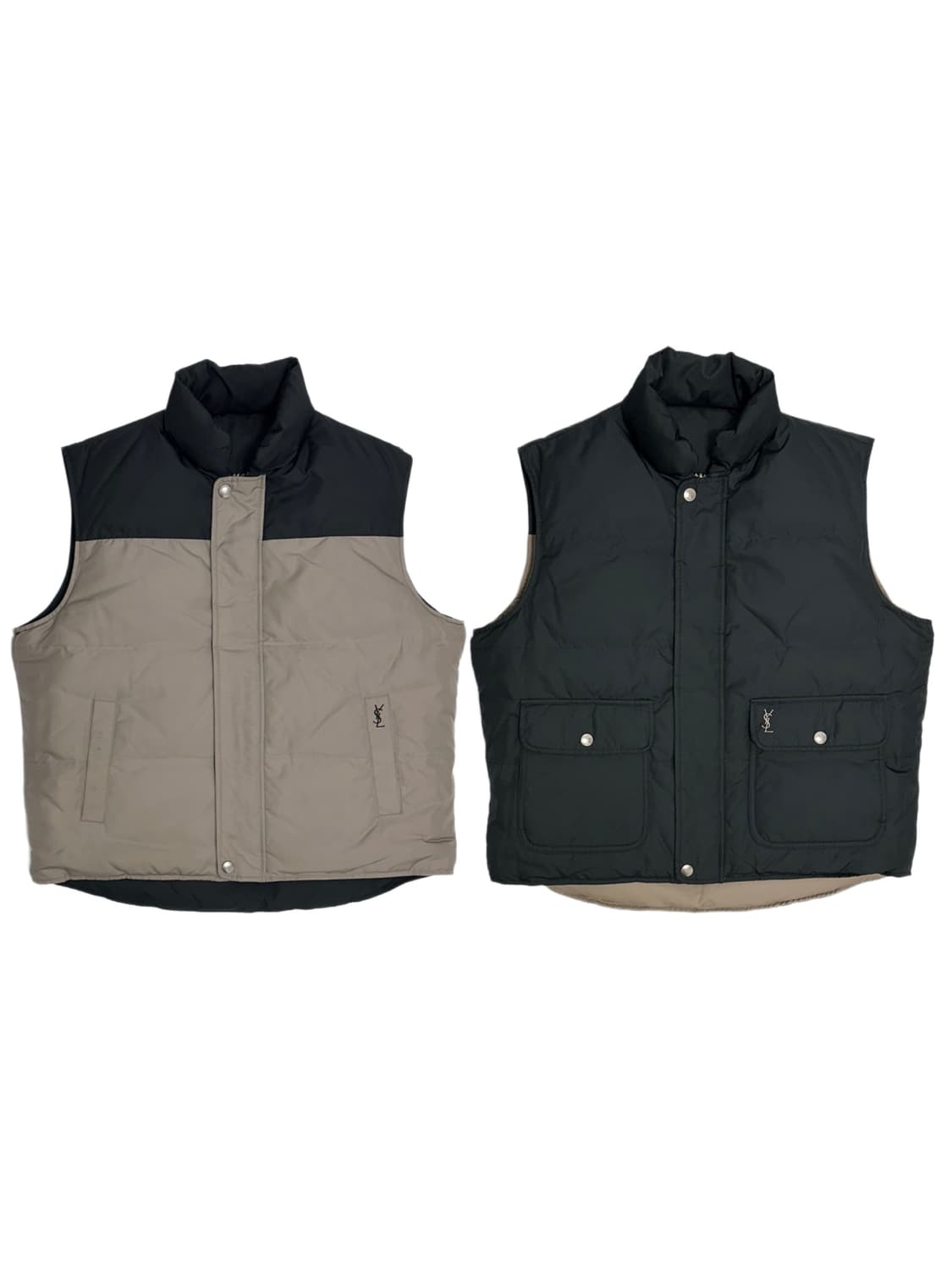 입생로랑 리버서블 구스다운 패딩 조끼 상품이미지1