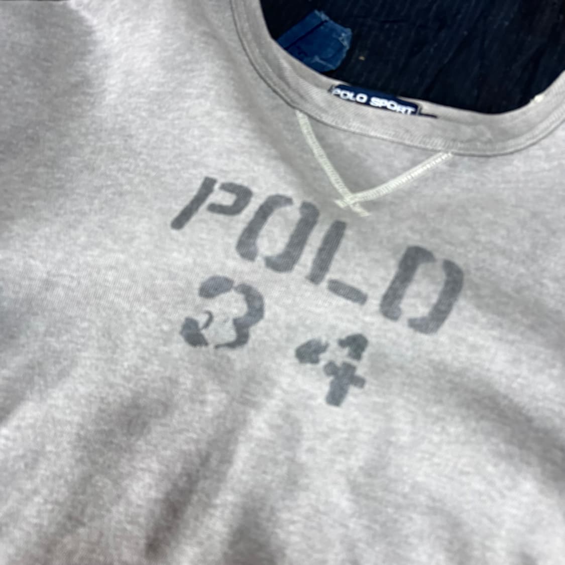 90‘s 폴로 스포츠 스텐실 그래픽 스웻셔츠 L 상품이미지3