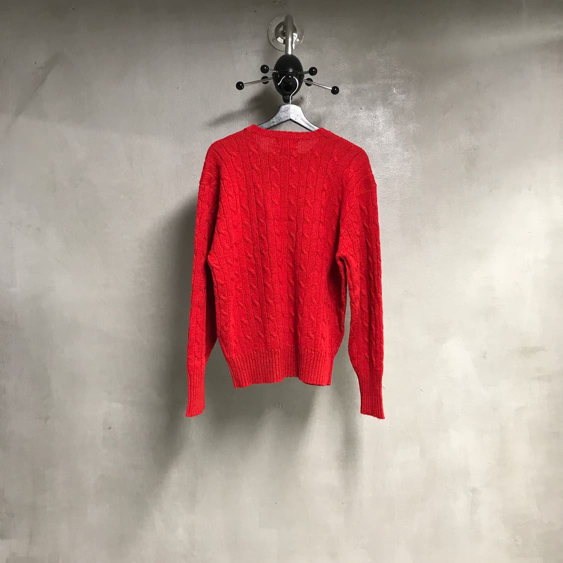 폴로 랄프로렌 케이블 니트 레드 95 상품이미지5