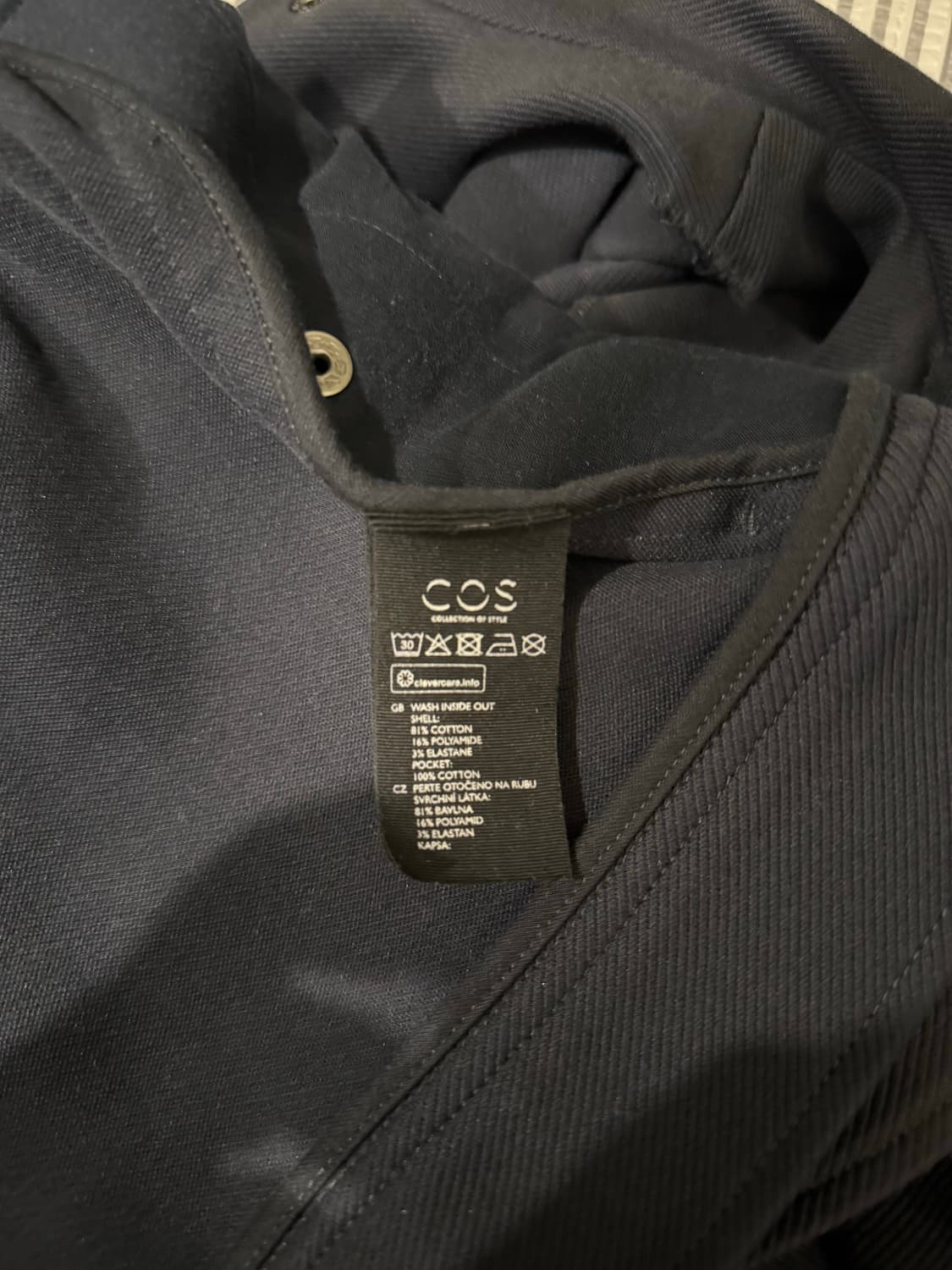 Cos 자켓 네이비 상품이미지3