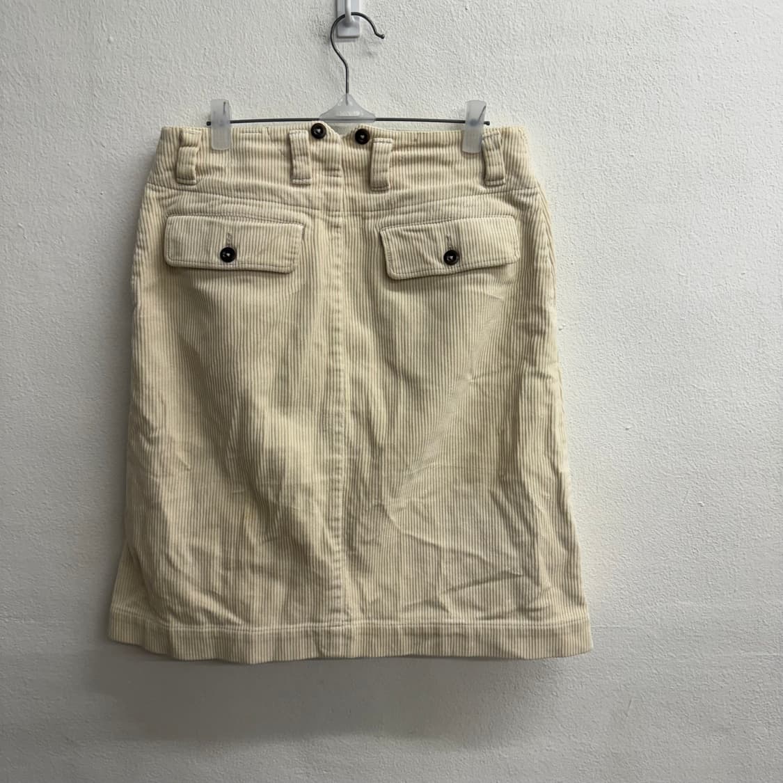 마가렛호웰 MHL 아이보리 코듀로이 미디스커트 2 상품이미지3