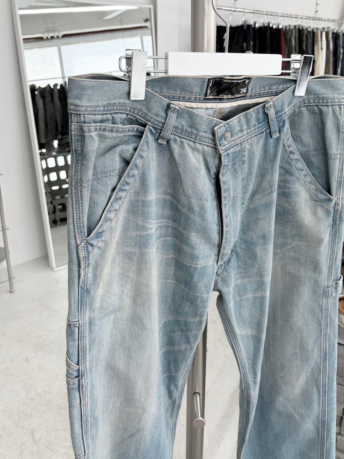 2000’s 오클리 와이드 카펜더 데님 팬츠 상품이미지4