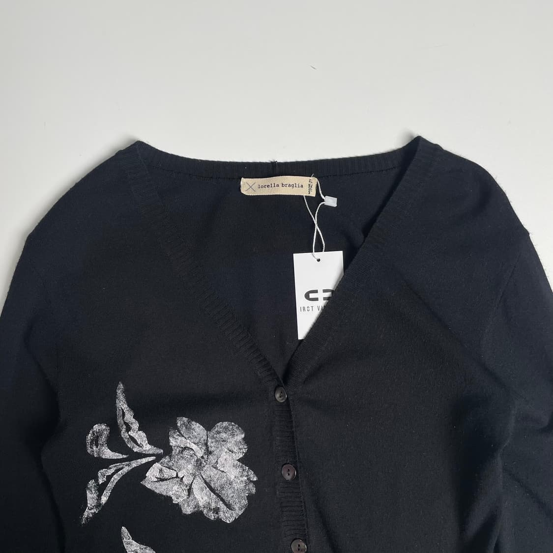 Lorella braglia 플라워 페인트 가디건 (italy) 상품이미지7