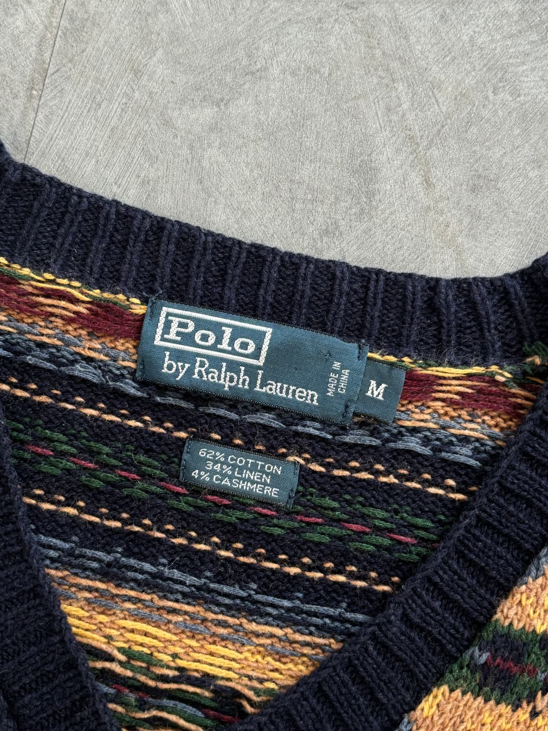 Polo 폴로 랄프로렌 페어아일 브이넥 스웨터  상품이미지6