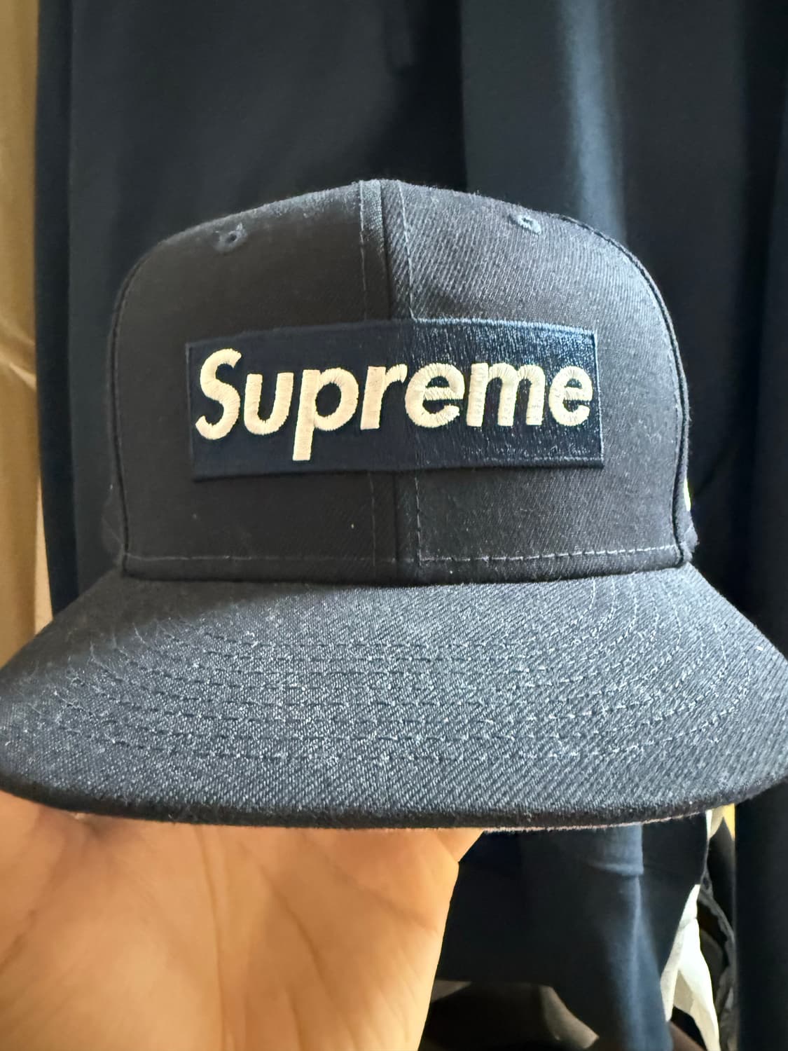 슈프림 뉴에라 박스로고 네이비 758 상품이미지1