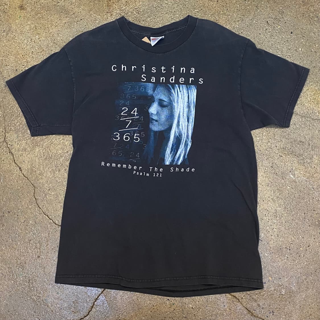 미국 빈티지 헤인즈 크리스티나 샌더 굿즈티 락티셔츠 반팔티 상품이미지1