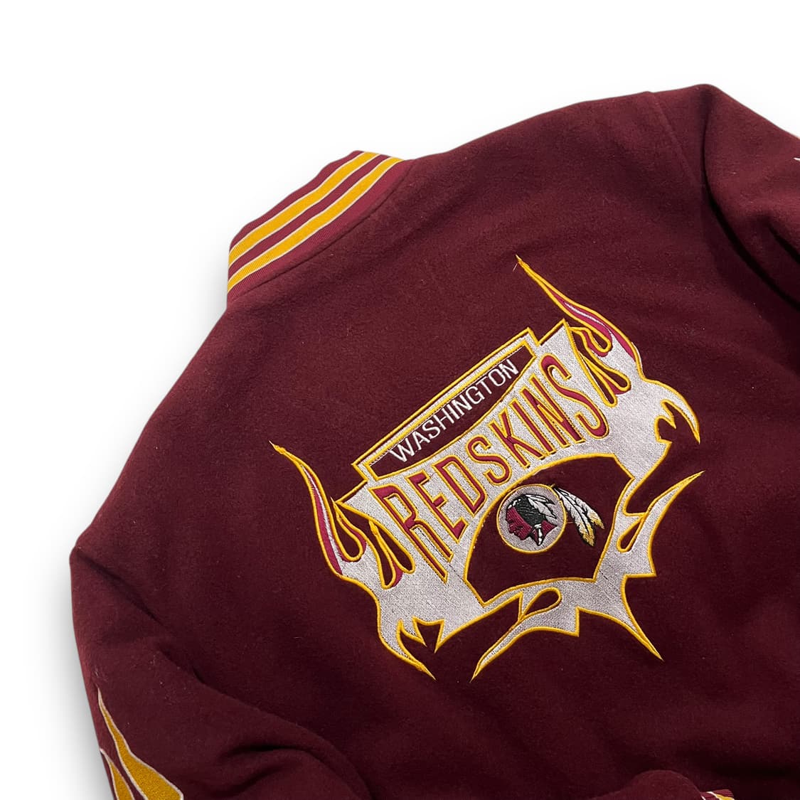 워싱턴 레드스킨스 인디언 트라이벌 바시티 자켓 상품이미지4