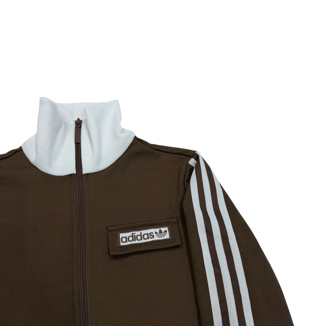 아디다스 빈티지 Y2K 딱붙핏 초콜릿 브라운 트랙탑 져지 자켓 XS 상품이미지2