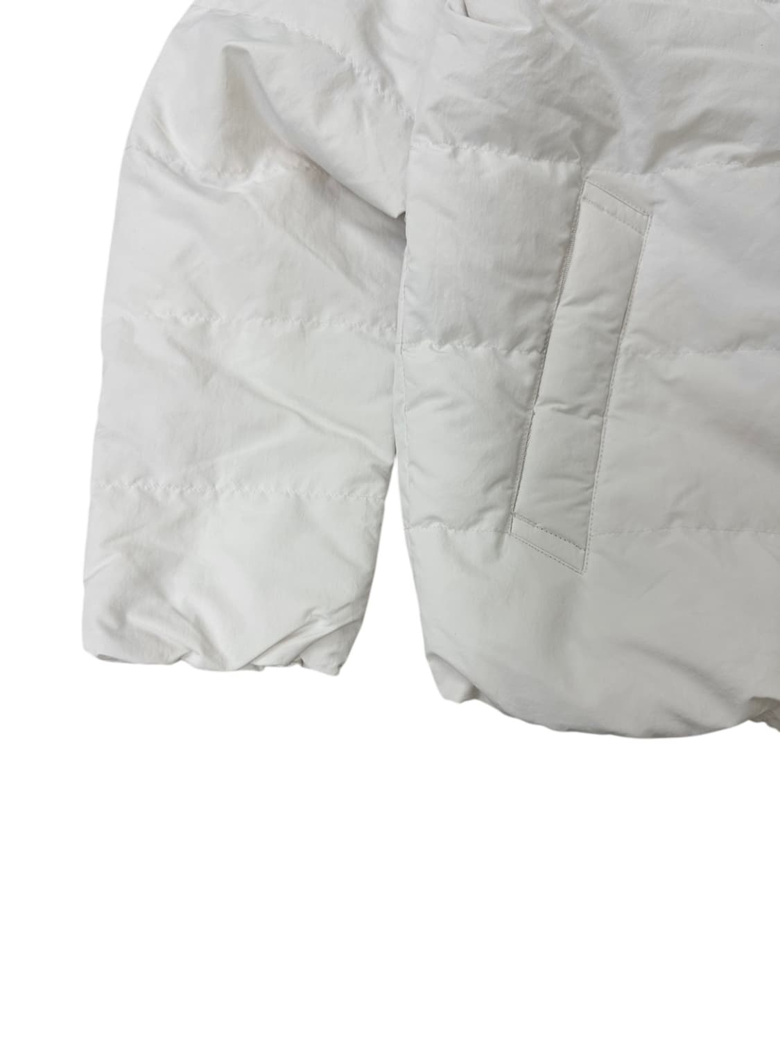 내셔널지오그래픽 구스다운 경량패딩 화이트 (M) 상품이미지5