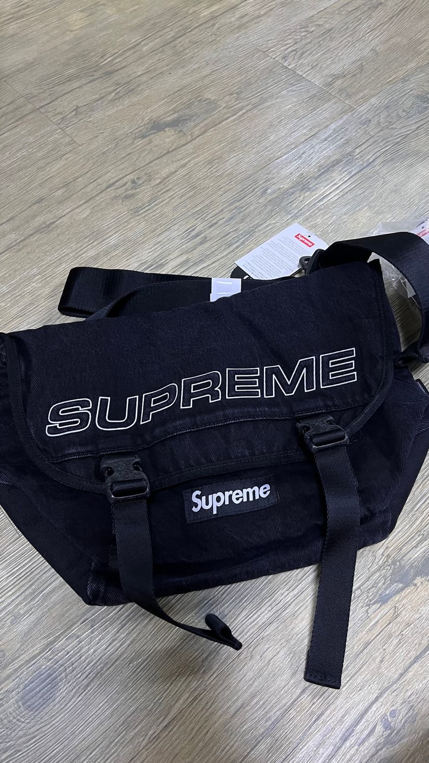 25f/w 슈프림 supreme 흑청 메신저백 상품이미지2
