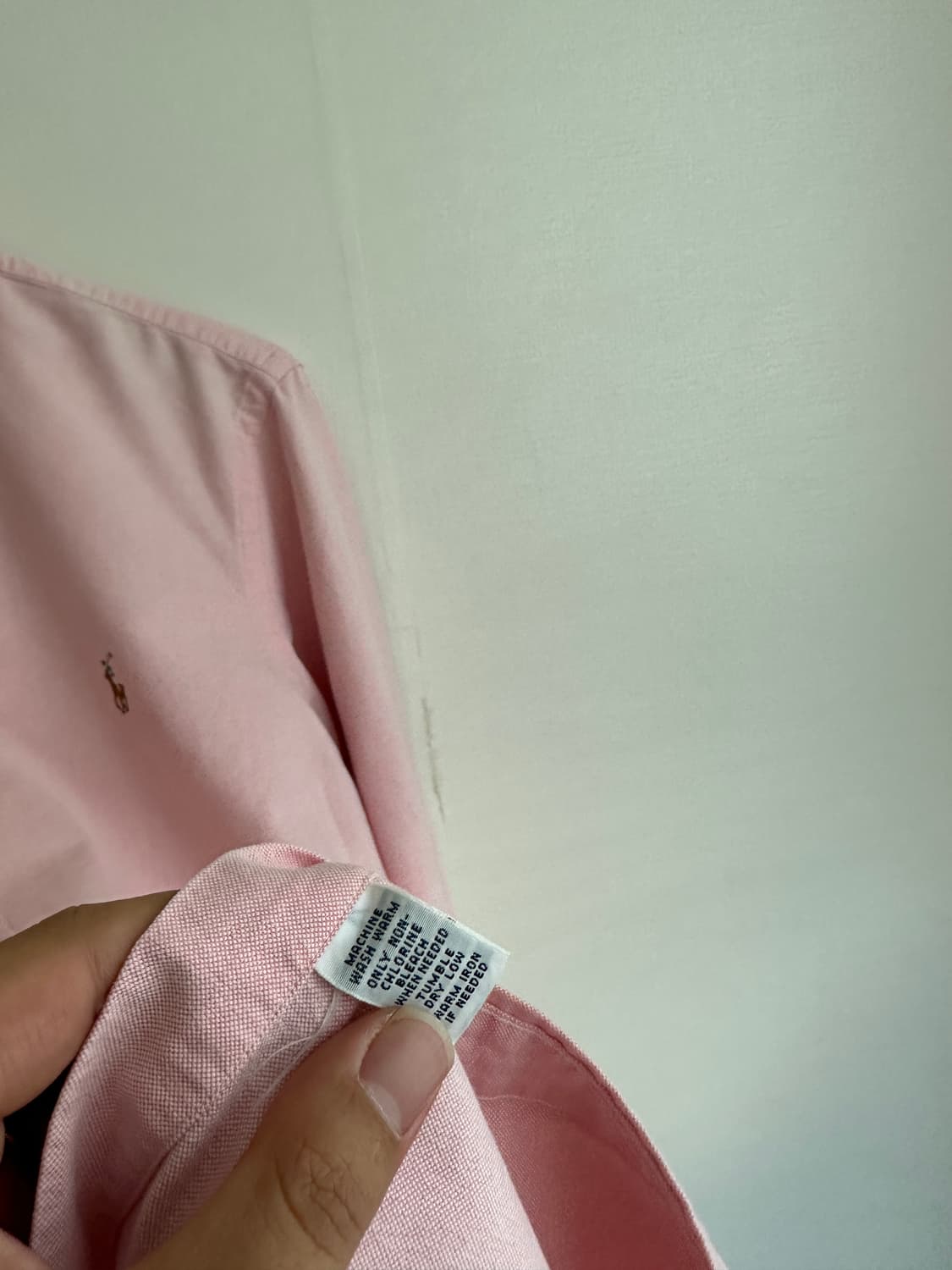 폴로 랄프로렌 솔리드 셔츠 M 상품이미지5