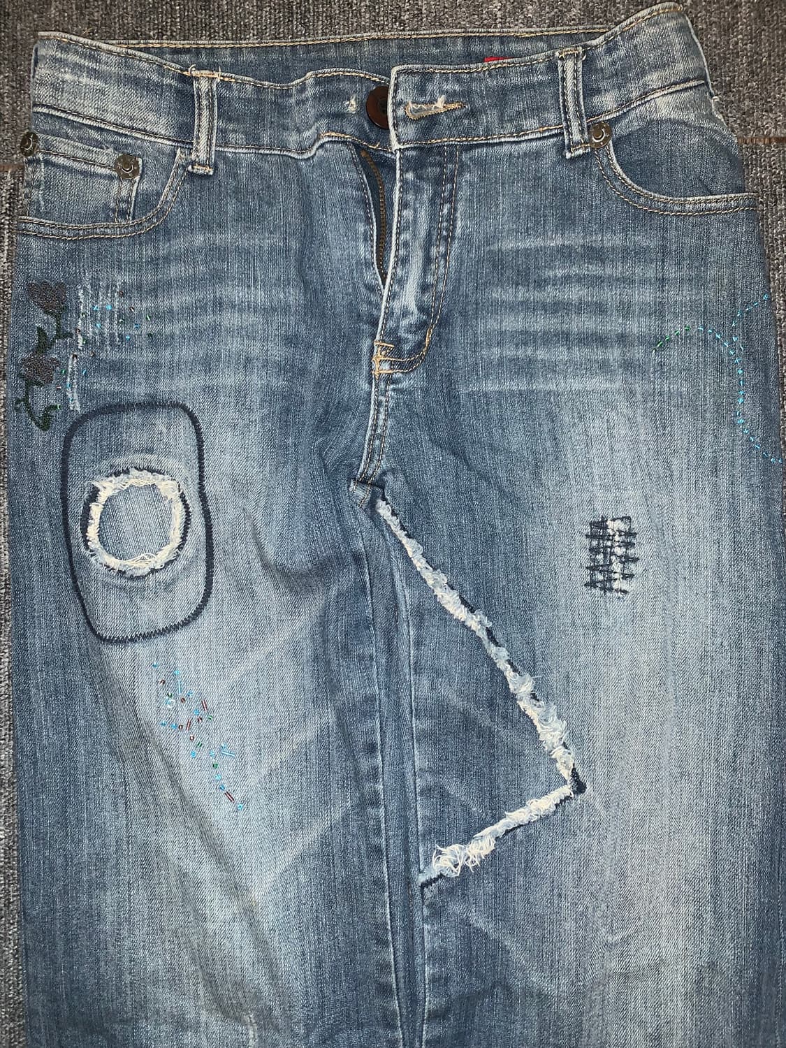 vintage denim pants  상품이미지4