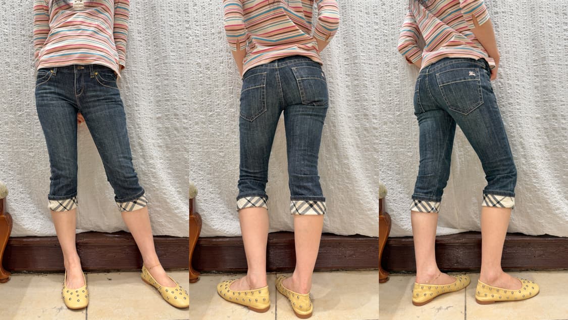 burberry blue label capri denim 상품이미지5