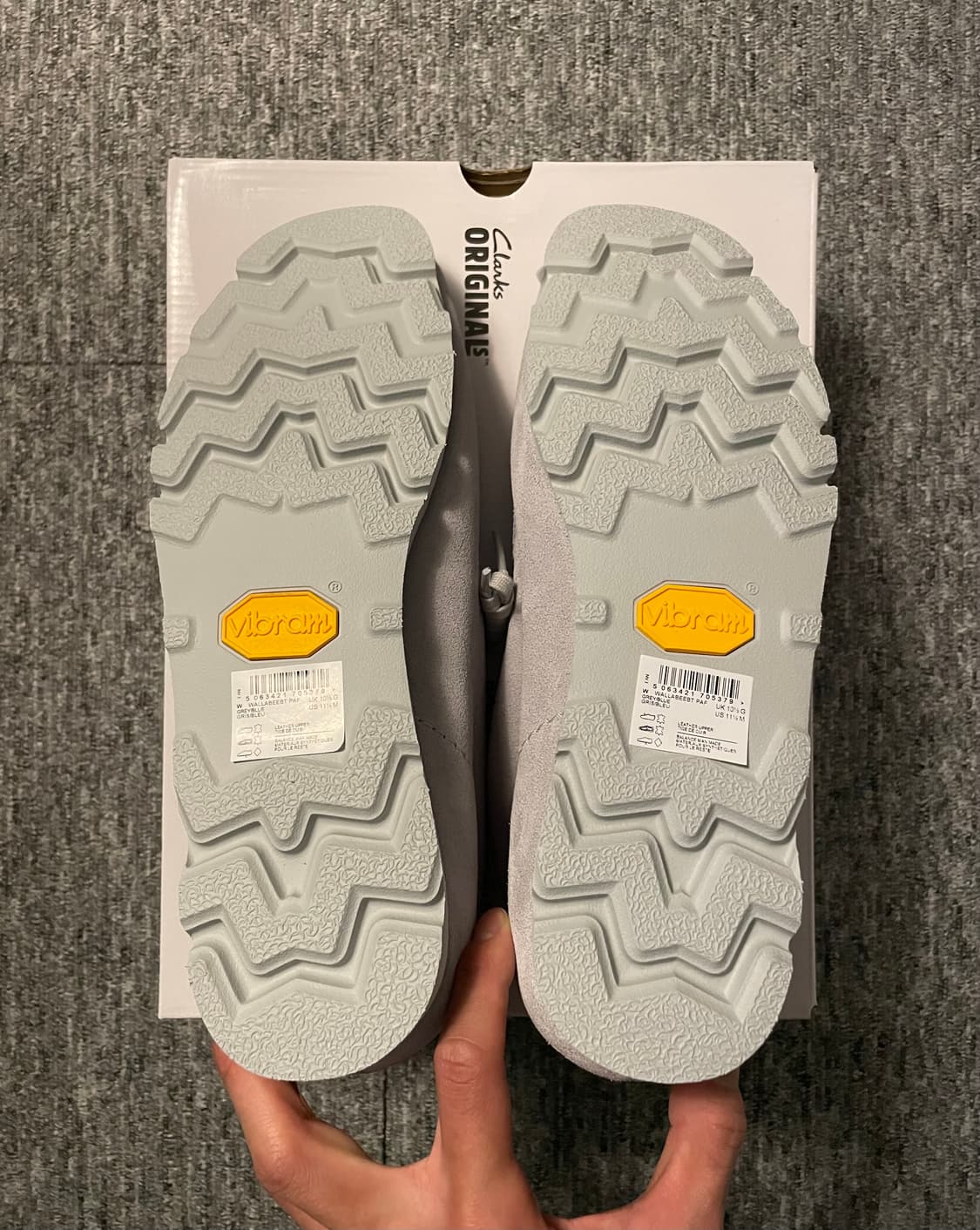 (새상품) PAF x Clarks 왈라비 그레이블루 [UK 10.5] 상품이미지4