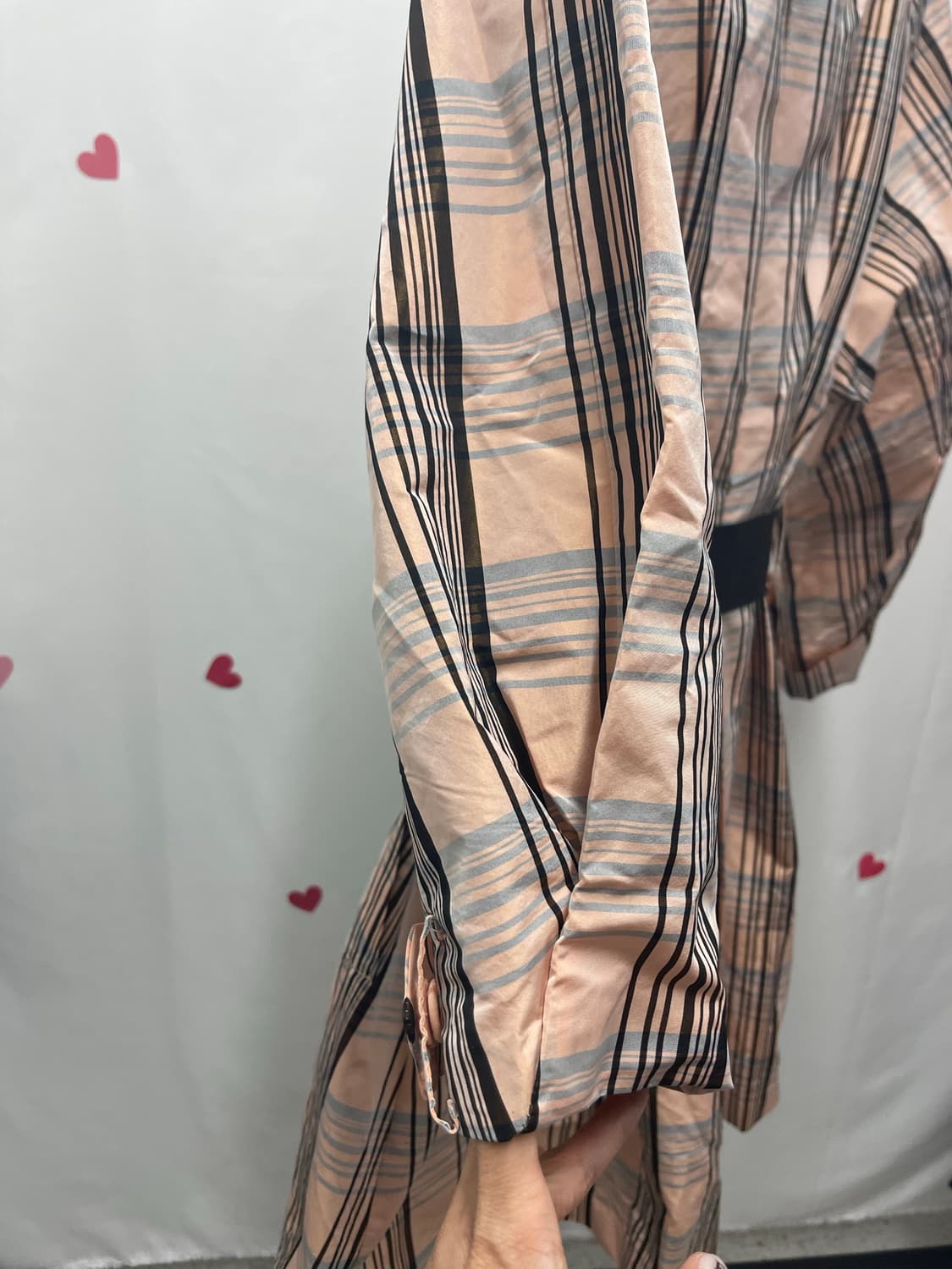 잇미샤 벨티드체크원피스형자켓 상품이미지6