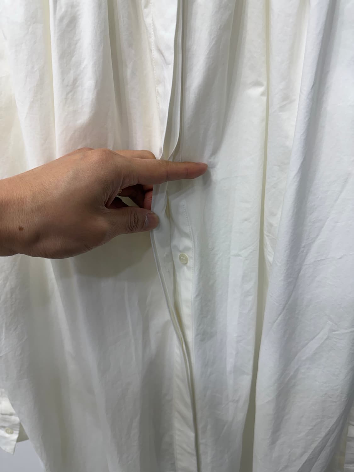 정품) MSGM 플라워 프린팅 화이트 셔츠 원피스 40(66) 상품이미지6