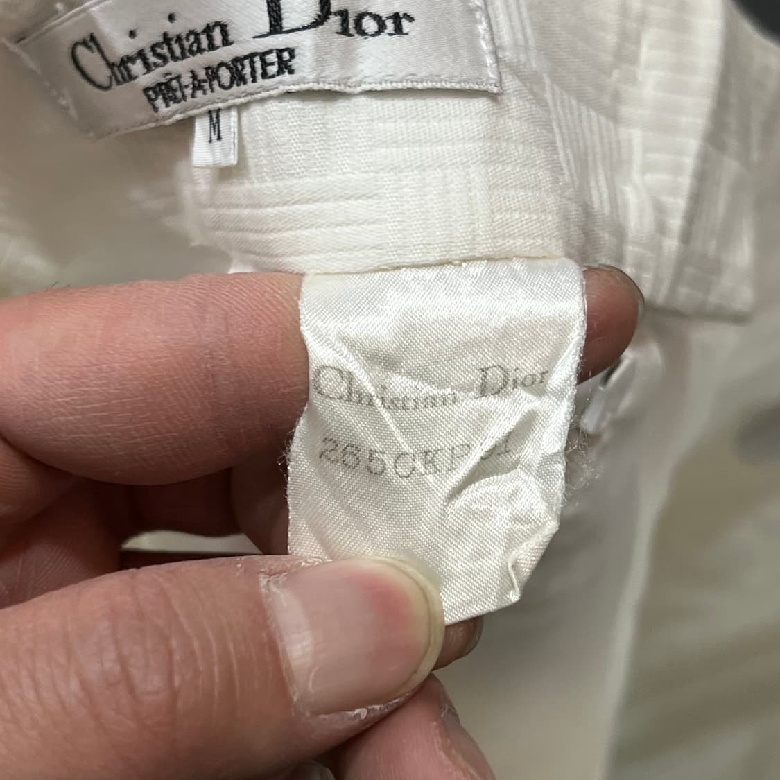  크리스찬디올 체크 미디 스커트 y15551 상품이미지7