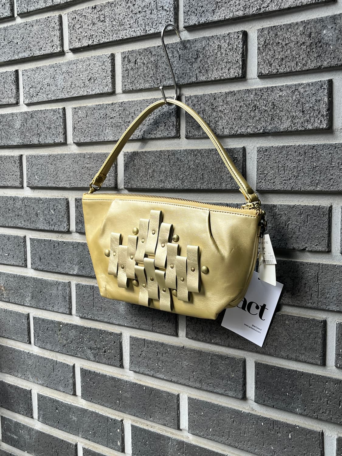 (Deadstock)Hiroko Bis 히로코비스 메탈릭 백 상품이미지1