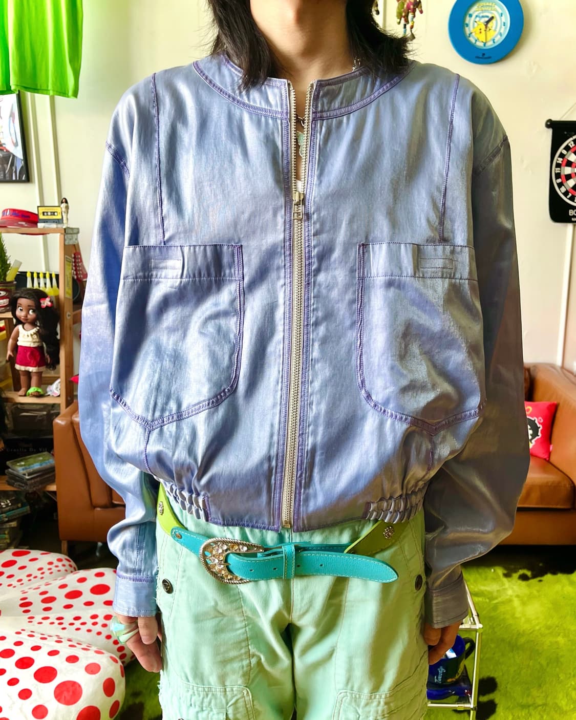 1990s FICCE Archive Coated Bomber Jacket 상품이미지4