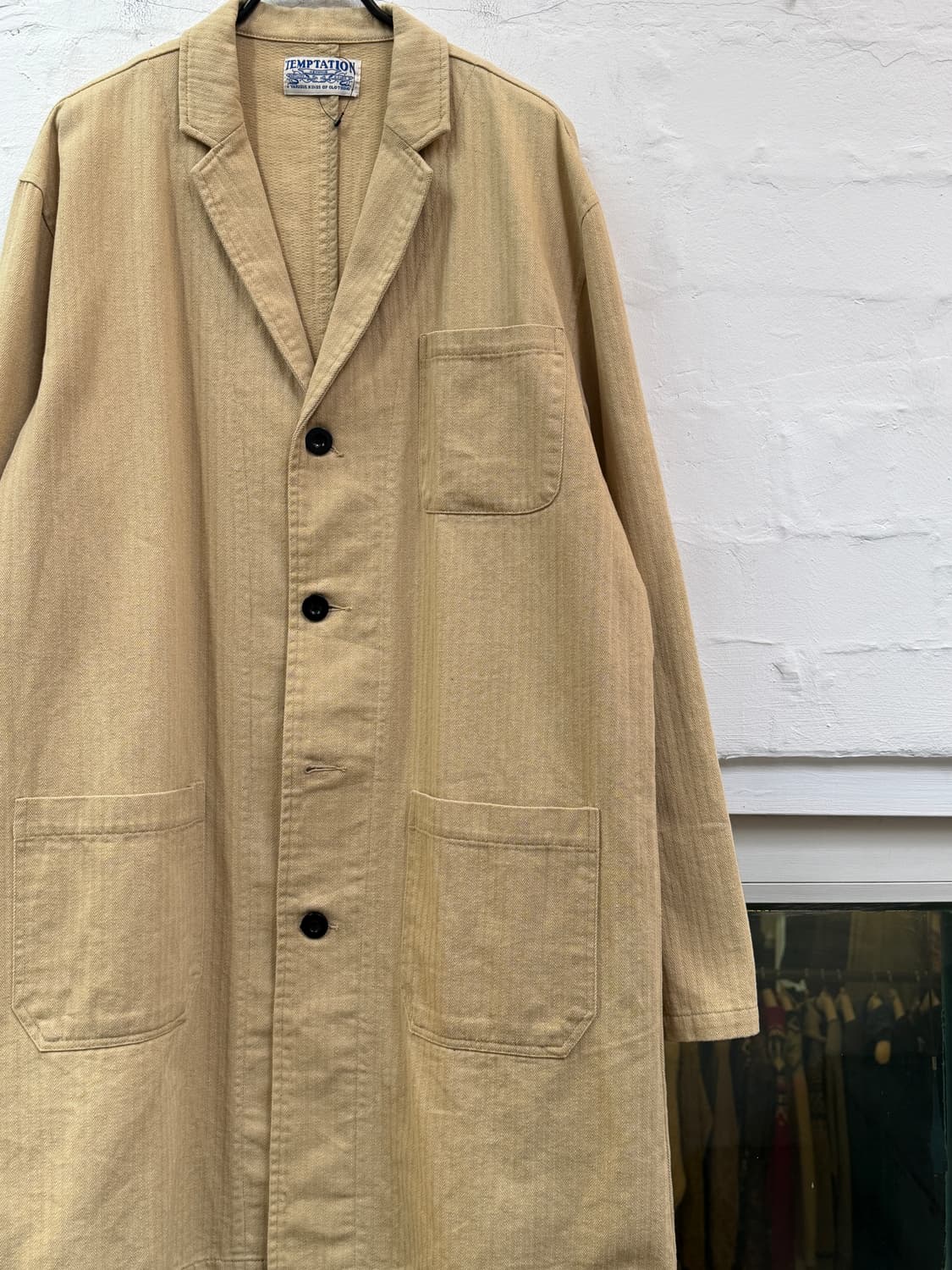 Temptation 헤링본 워크 코트  상품이미지3