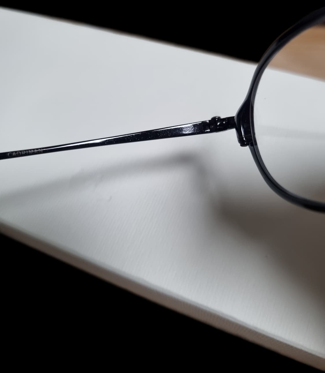 CADRIMAN [캐드리맨] 25APR21 블랙 티타늄 안경 상품이미지5