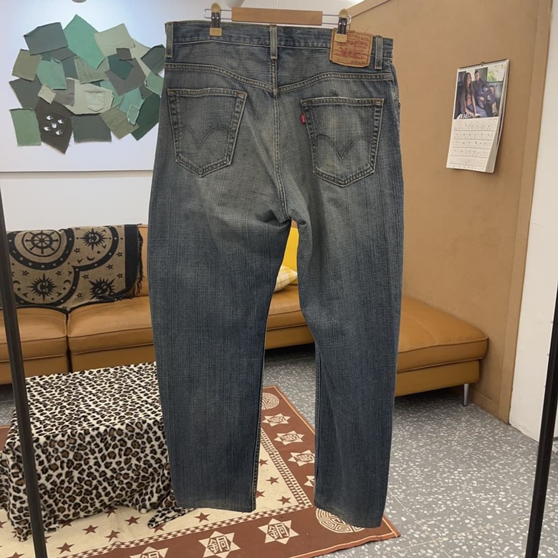 리바이스 559 빈티지 디스트로이드 워싱 데님팬츠 36인치 C09161 상품이미지4