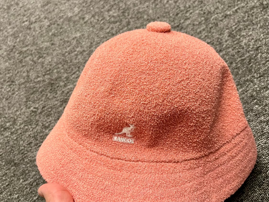 캉골 타월 버킷햇 코랄 새제품  상품이미지2