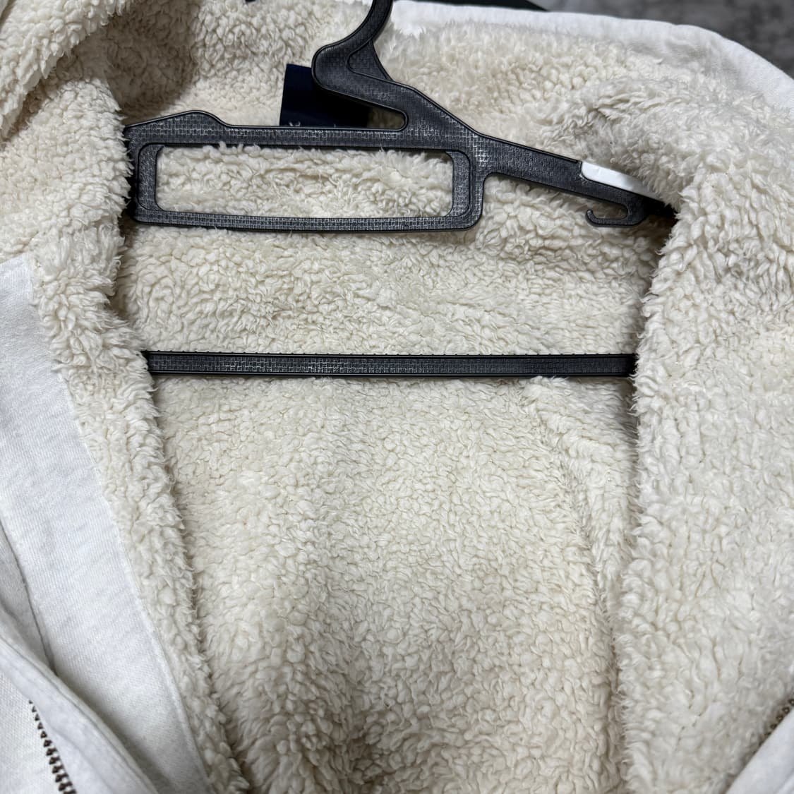 디키즈 아크 로고 쉐르파 집업 후디 헤더 그레이 상품이미지8