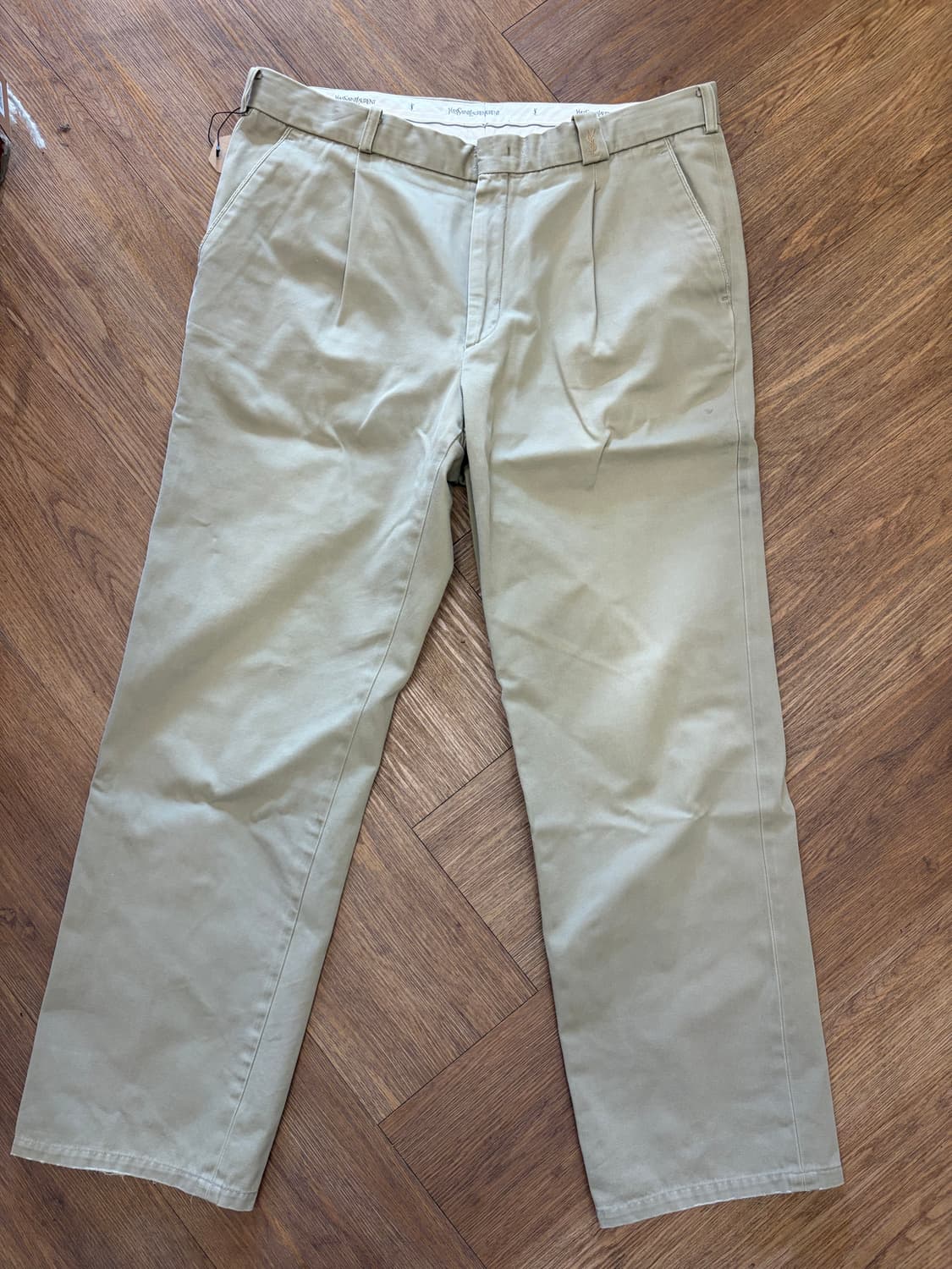 N199. 생로랑 베이지 팬츠 바지 상품이미지2