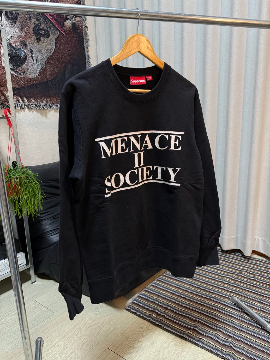 슈프림 menace ii society 맨투맨 상품이미지2