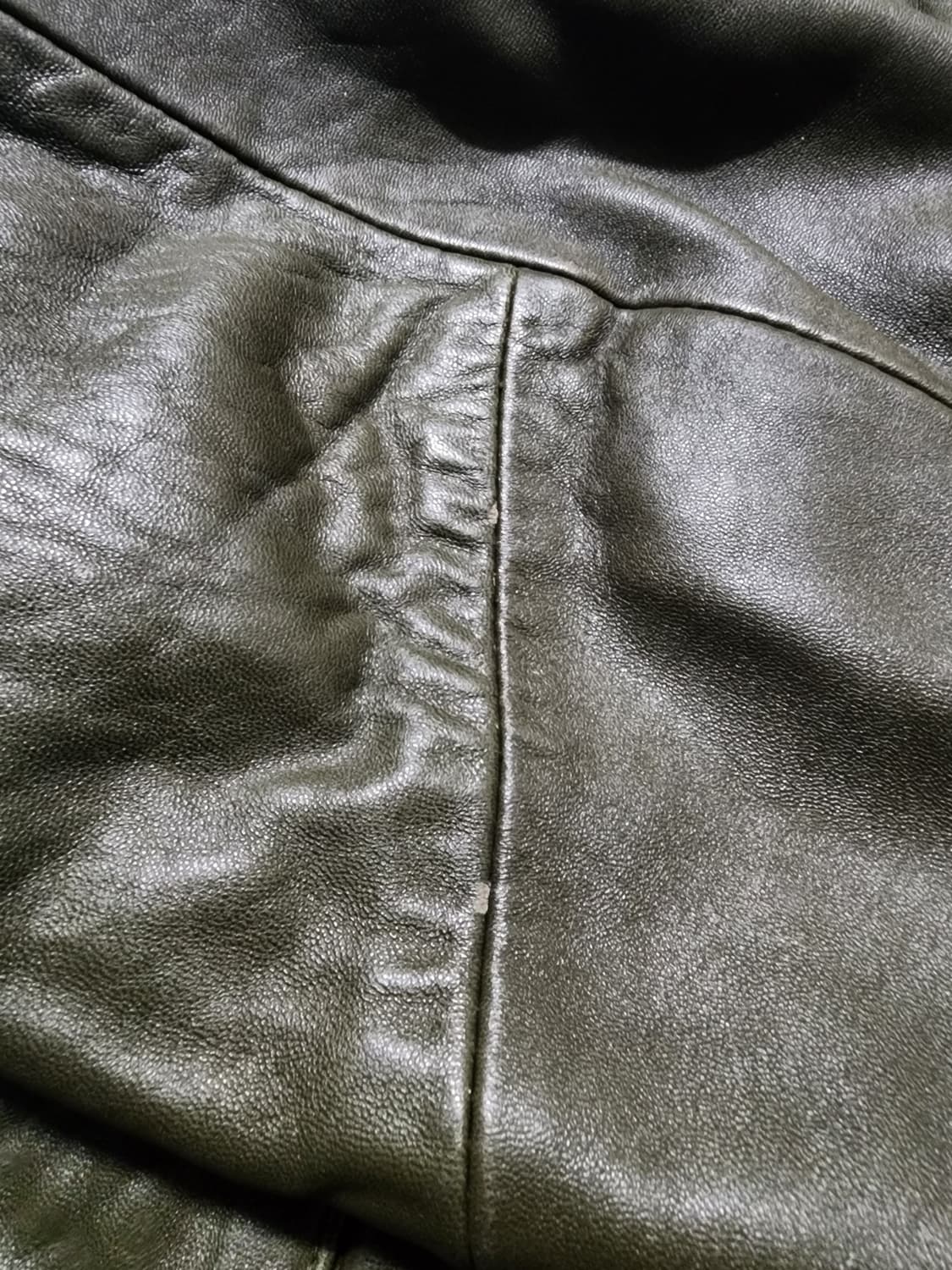 90's 빈티지 까슈 양가죽 항공 점퍼 자켓 공용 상품이미지10