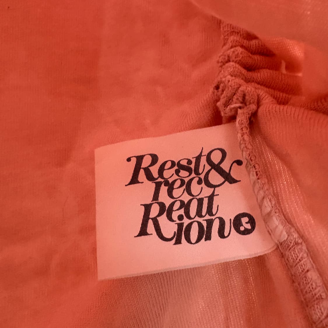 Rest & Recreation 셔링 티셔츠F 상품이미지4