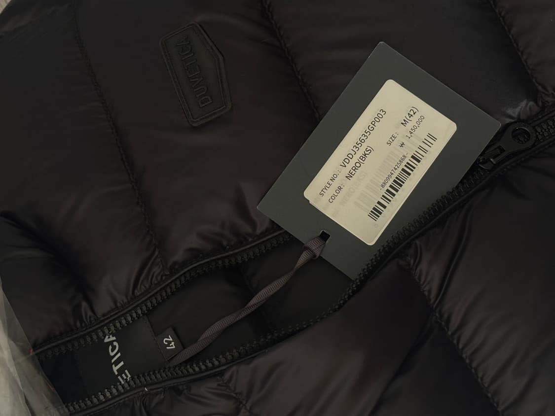 듀베티카 25FW 츄 CHOO 벨티드 롱 패딩자켓 BLACK색상 상품이미지3