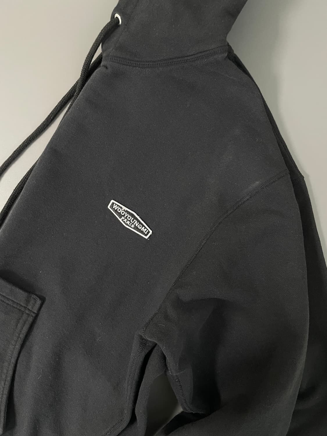 [48] 우영미 백로고 후드 상품이미지4