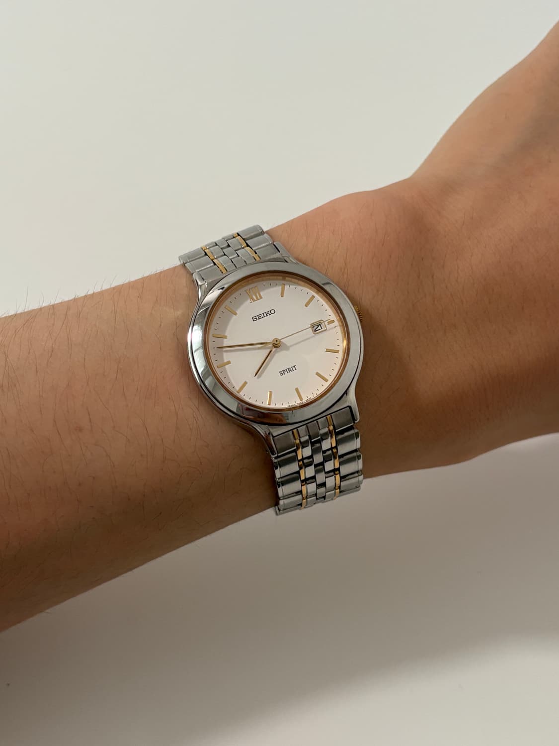 90s spirit white dial combi quartz  상품이미지1