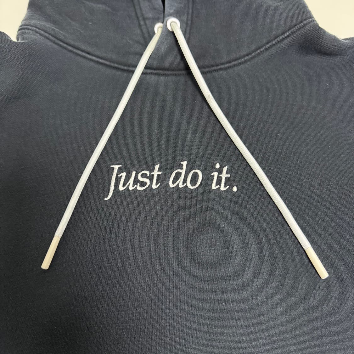 나이키 자수 로고 네이비 후드 XL 상품이미지3