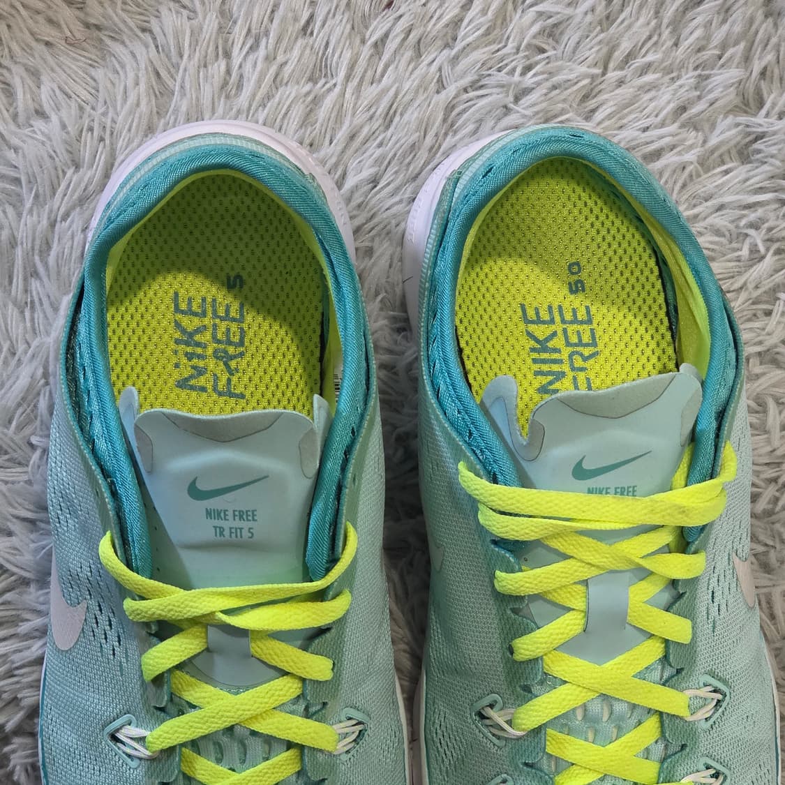 7q-20:나이키 프리 TR7 터쿼이즈 여성 트레이닝화 (240mm) 상품이미지7