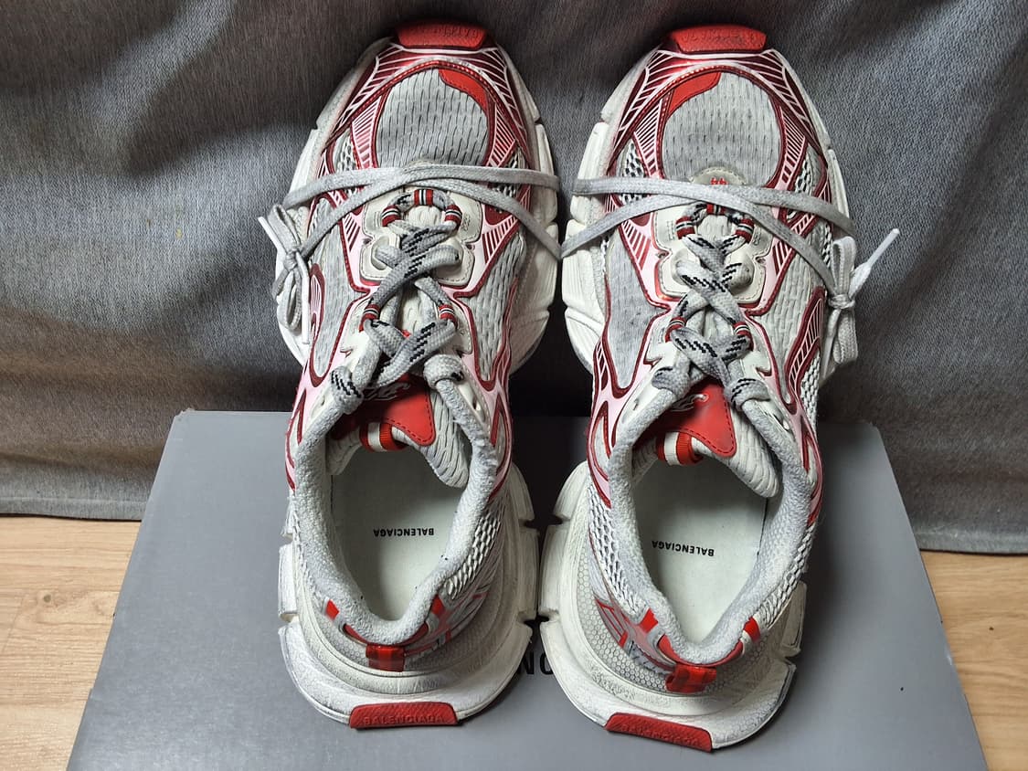 발렌시아가 3xl 스니커즈 레드 44 상품이미지3
