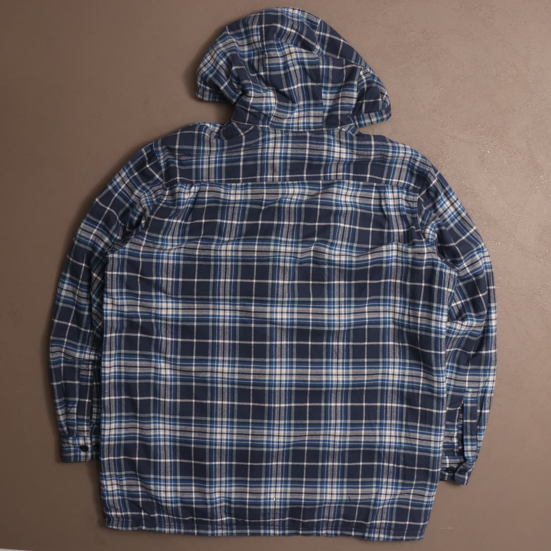 엘엘빈 플란넬 체크 후드 누빔자켓 A1563 상품이미지5