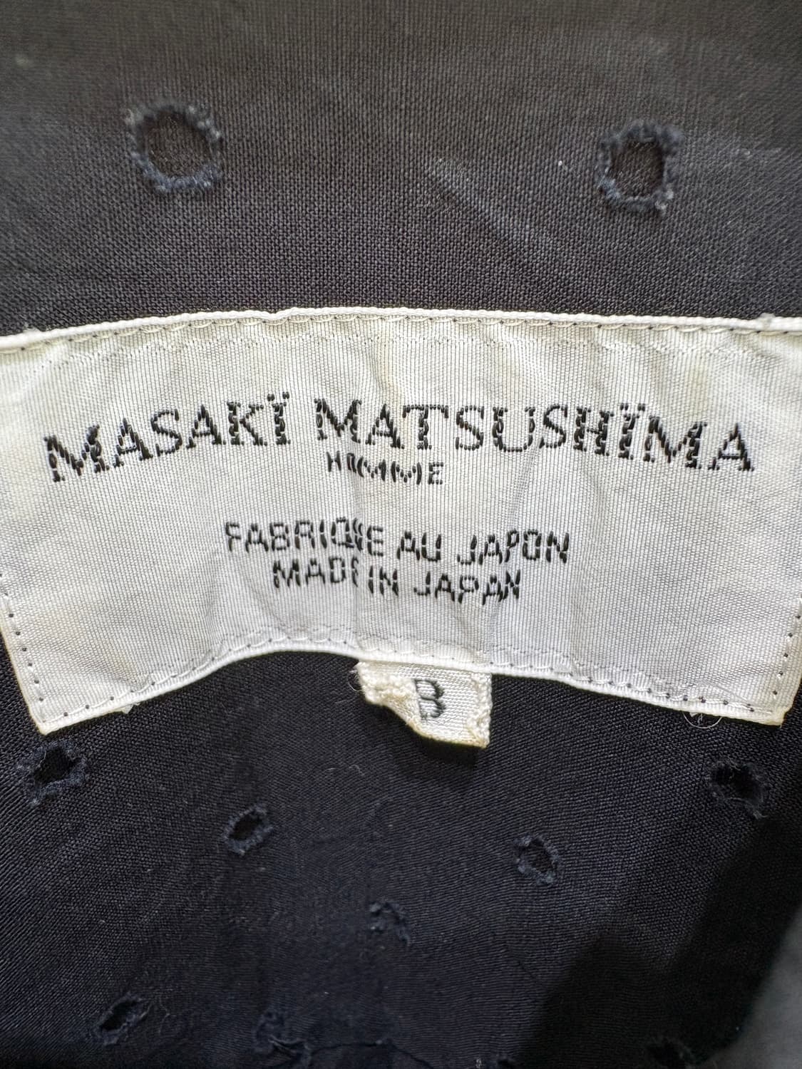 MASAKI MATSUSHIMA HOMME (Made in Japan) 상품이미지6