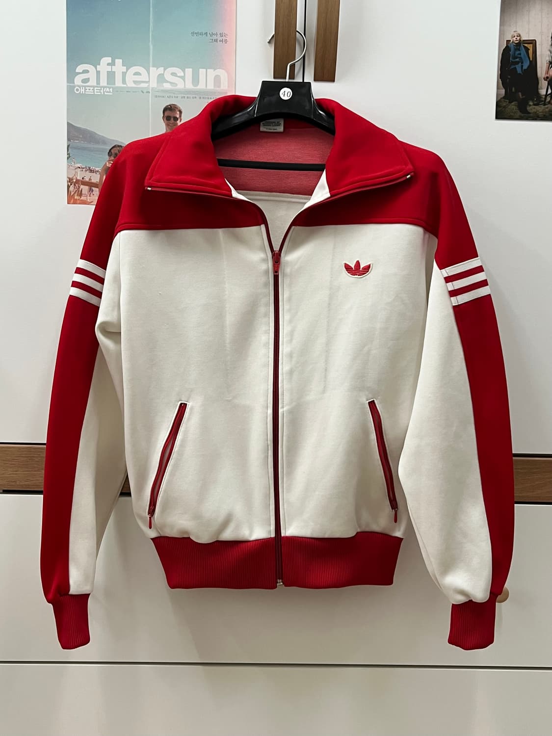 아디다스 져지 레드 화이트 흰빨 빨흰 상품이미지1