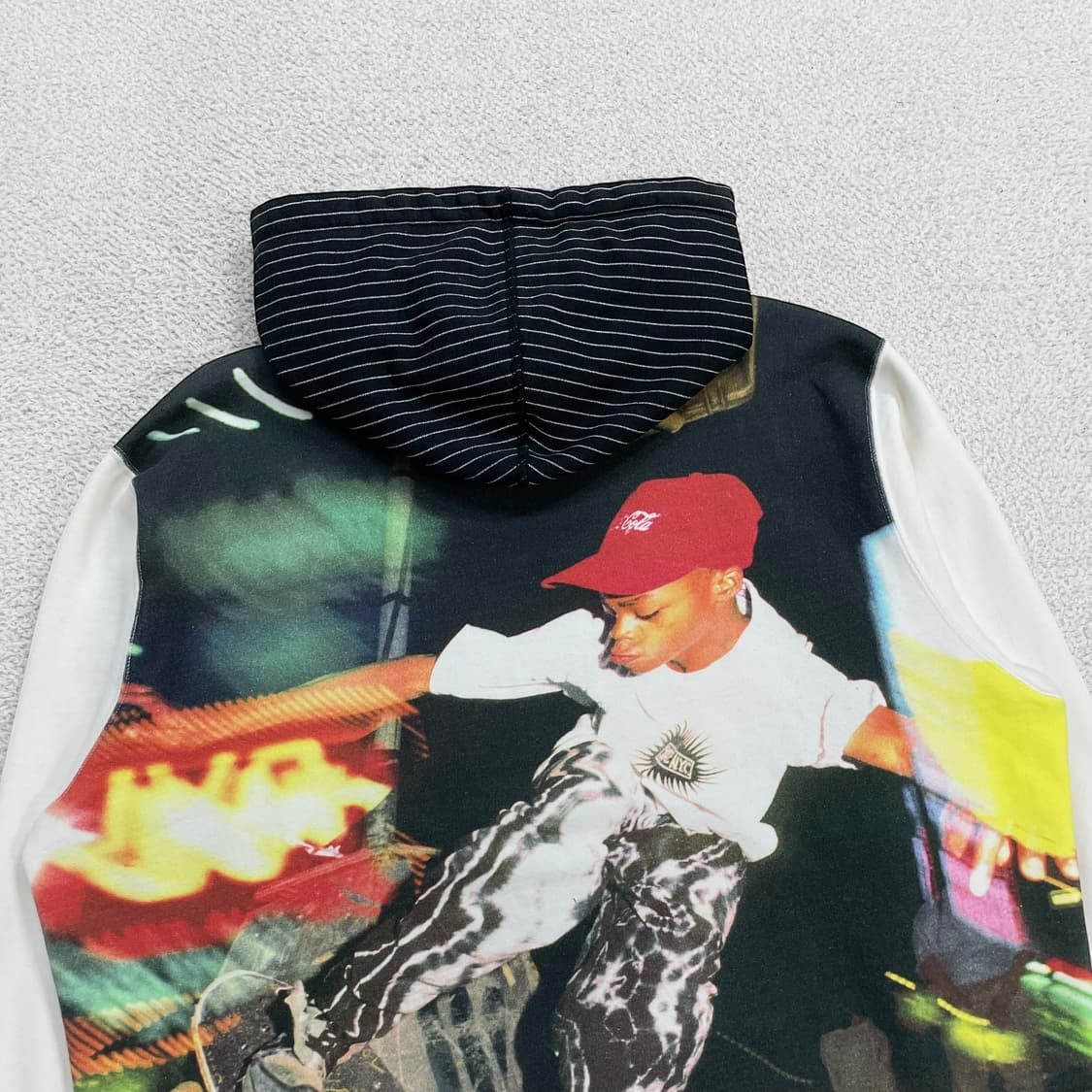 슈프림 x 꼼데가르송 헤롤드 박스 로고 후드티 상품이미지4