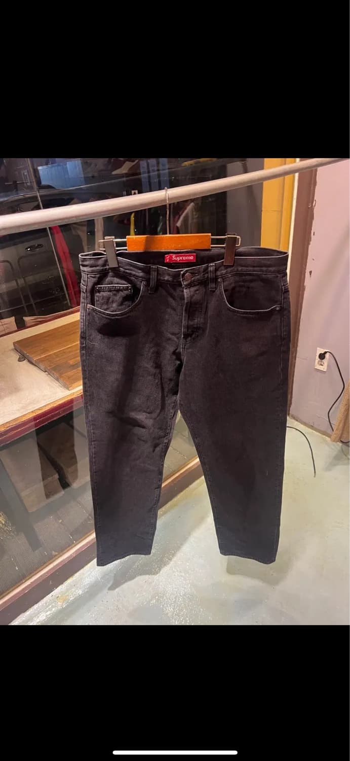 슈프림 26s/s 워시드블랙 레귤러진 34 상품이미지4